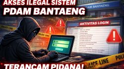 SIKOMPAK PDAM Bantaeng Dijebol, Polisi Selidiki Akses Misterius Akun “Direktur”