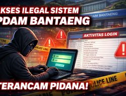 SIKOMPAK PDAM Bantaeng Dijebol, Polisi Selidiki Akses Misterius Akun “Direktur”