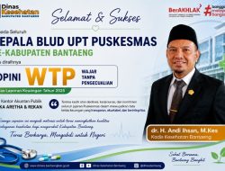 Seluruh Puskesmas di Bantaeng Raih Opini WTP, Dinkes Tegaskan Komitmen Tata Kelola Transparan