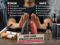 Ulas Singkat Rokok VS Vape dan Risiko di Ruang Kesehatan