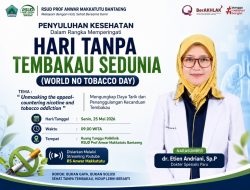 RSUD Prof Anwar Makkatutu Bantaeng Gelar Penyuluhan Kesehatan Peringati Hari Tanpa Tembakau Sedunia