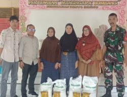 Lurah Bonto Sunggu Bersama Babinsa Pastikan Penyaluran Bantuan Pangan Bulog Tepat Sasaran
