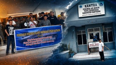 Aliansi Masyarakat Kembali Segel Kantor PDAM Bantaeng, Soroti Tindak Lanjut Pemerintah