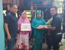 Sambut HUY Bhayangkara ke-80, Satreskrim Polres Bantaeng Salurkan Bansos untuk Warga Kurang Mampu*