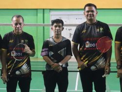 *Semarak Hari Bhayangkara Ke-80, Polres Bantaeng Gelar Turnamen Bulutangkis Kapolres Cup*