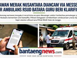 Wartawan Merak Nusantara Mengaku Diancam melalui Messenger, Sopir Ambulans RSUD Batara Guru Beri Klarifikasi