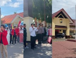 Polres Bantaeng Tunjukkan Komitmen Polri Presisi dalam Pengawalan Aksi Mahasiswa
