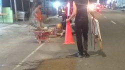 Pasca Sorotan Publik, Tambal Sulam Jalan Nasional di Bantaeng Kembali Diperbaiki