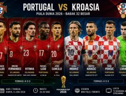 Portugal vs Kroasia, Duel Sengit Perebutkan Tiket Babak 16 Besar Piala Dunia 2026