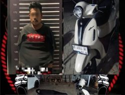 Resmob Polres Bantaeng Amankan Terduga Penggelap Motor Yamaha Filano Milik Pelajar