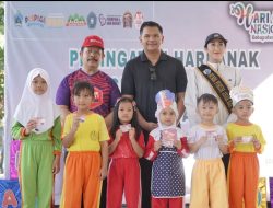Kolaborasi Lintas Sektor Meriahkan Hari Anak Nasional 2026 di Kabupaten Bantaeng, serta Resmi dibuka oleh Bupati Bantaeng bersama Bunda Forum Anak Children Car Free Day dan Market Day.
