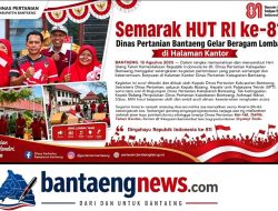 Semarak HUT RI ke-81, Dinas Pertanian Bantaeng Gelar Beragam Lomba di Halaman Kantor