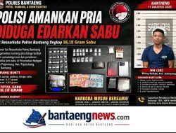 Sat Resnarkoba Polres Bantaeng Amankan Pria, Diduga Edarkan Sabu 16,15 Gram
