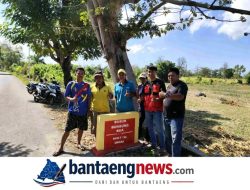 KKN-T Unhas Papanloe Resmikan Batas Dusun Berbahan Beton untuk Dukung Penataan Wilayah Desa