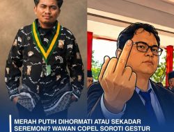 Marwah Merah Putih Dipertanyakan, Wawan Copel Soroti Gestur Diduga Jari Tengah Saat Upacara HUT RI ke-81