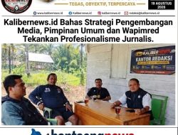 Kalibernews.id Bahas Strategi Pengembangan Media, Pimpinan Umum dan Wapimred Tekankan Profesionalisme Jurnalis
