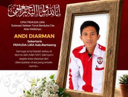 Kabar Duka, Sekretaris Pemuda LIRA Bantaeng Andi Diarman Berpulang