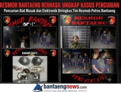 Resmob Polres Bantaeng Amankan Pemuda 20 Tahun, Diduga Terlibat Pencurian di Lambocca