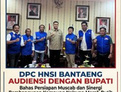 DPC HNSI Bantaeng Audiensi dengan Bupati, Bahas Muscab dan Penguatan Sinergi Kampung Nelayan Merah Putih