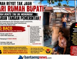 Rumah Reyot di Dekat Kediaman Bupati, Dg Baco Menunggu Uluran Tangan
