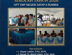 UPT SMP Negeri Satap 6 Rumbia Laksanakan Visitasi Akreditasi Tahun 2026