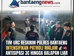 Tim URC Reskrim Polres Bantaeng Intensifkan Patroli Malam, Antisipasi 3C hingga Balapan Liar