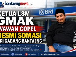 KETUA LSM GMAK WAWAN COPEL RESMI SOMASI BRI CABANG BANTAENG
