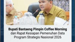 Bupati Bantaeng Pimpin Coffee Morning dan Rapat Kesiapan Pemenuhan Data Program Strategis Nasional 2026