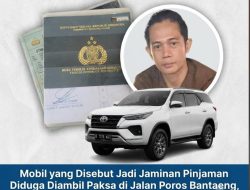 Mobil yang Disebut Jadi Jaminan Pinjaman Diduga Diambil Paksa di Jalan Poros Bantaeng, Darwin Ningra Minta Bantuan Publik