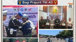 Subdenpom Bantaeng Gelar Sosialisasi Safety Riding bagi Prajurit TNI AD