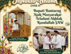 Maulid Akbar 1448 H, Bupati Bantaeng Ajak Masyarakat Teladani Akhlak Rasulullah SAW