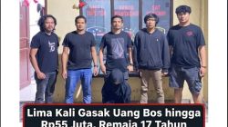 Lima Kali Gasak Uang Bos hingga Rp55 Juta, Remaja 17 Tahun Diciduk Resmob Bantaeng
