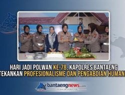 Hari Jadi Polwan ke-78, Kapolres Bantaeng Tekankan Profesionalisme dan Pengabdian Humanis
