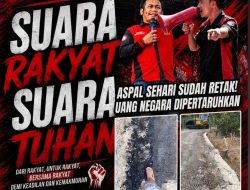 “UANG NEGARA KELUAR, ASPAL BARU SEHARI SUDAH RETAK! PROYEK DI DESA LABBO DISOROT AKTIVIS”
