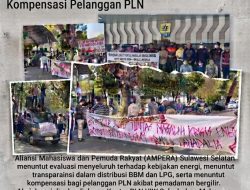 AMPERA Sul-Sel Desak Evaluasi Tata Kelola Energi, Transparansi Distribusi BBM-LPG, dan Kompensasi Pelanggan PLN