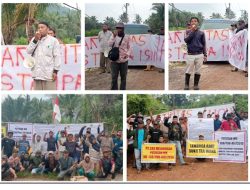 Warga Tiga Desa Gelar Aksi Damai, Soroti Aktivitas PT Cipta Agro Sakti