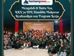 Mengabdi di Butta Toa, KKN 79 UIN Alauddin Makassar Realisasikan 109 Program Kerja