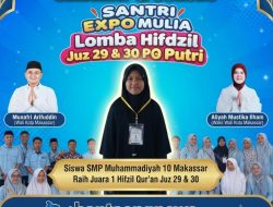 Siswa SMP Muhammadiyah 10 Makassar Raih Juara 1 Hifzil Qur’an Juz 29 & 30
