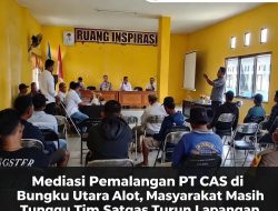 Mediasi Pemalangan PT CAS di Bungku Utara Alot, Masyarakat Masih Tunggu Tim Satgas Turun Lapangan