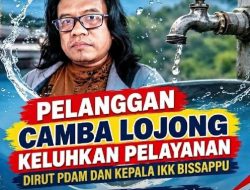 4 Bulan Air PDAM Tak Lancar, Pelanggan Camba Lojong Pertanyakan Pelayanan Dirut dan Kepala IKK Bissappu