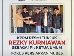 KPPM Resmi Tunjuk Rezky Kurniawan sebagai Plt Ketua Umum, Fokus Persiapkan Mubes