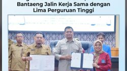 Tingkatkan Kualitas SDM, Pemkab Bantaeng Jalin Kerja Sama dengan Lima Perguruan Tinggi