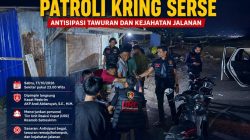 Polres Bantaeng Gelar Patroli Kring Serse, Antisipasi Tawuran dan Kejahatan Jalanan