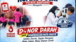 HUT ke-75 Humas Polri, Polres Bantaeng Gelar Donor Darah dan Pemeriksaan Mata Gratis