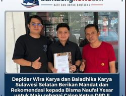 Depidar Wira Karya dan Baladhika Karya Sulawesi Selatan Berikan Mandat dan Rekomendasi kepada Bisma Naufal Yesar untuk Maju sebagai Calon Ketua DPD II KNPI Bantaeng