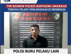 Tim Resmob Polres Bantaeng Amankan Terduga Pelaku Penganiayaan di Eremerasa, Polisi Buru Pelaku Lain