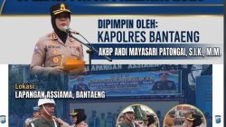 Kapolres Bantaeng Pimpin Upacara Gelar Pasukan Operasi Patuh Pallawa 2026